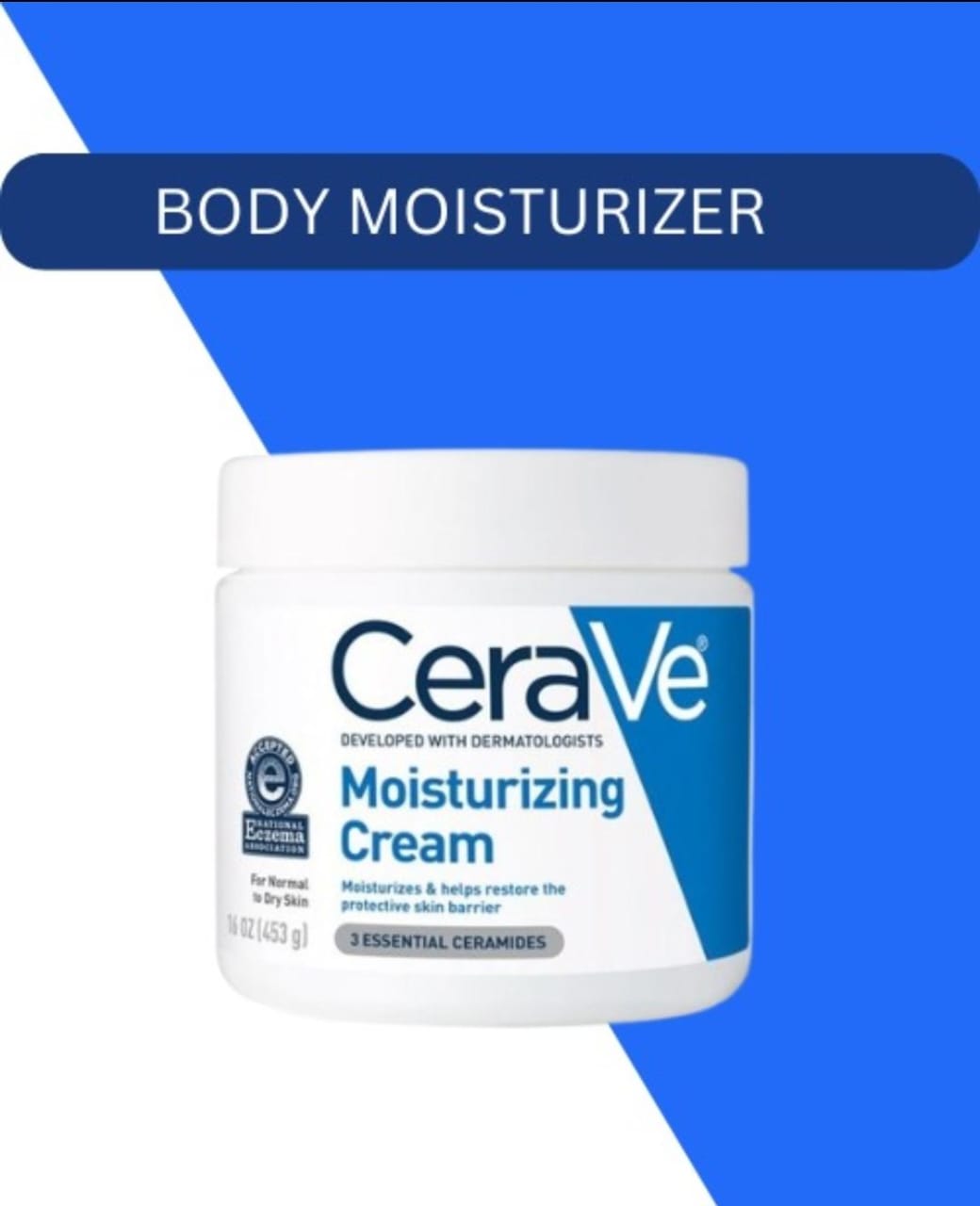 CeraVe Body Moisturizer for Dry and Sensitive Skin