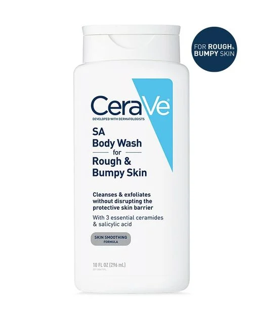 cerave_sa_body_wash_10oz-with-badge_front-700x875-v1 SA Body Wash for Rough & Bumpy Skin - Image 1